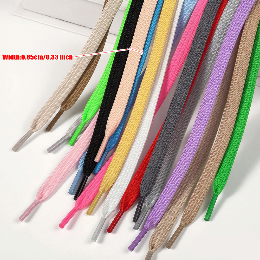 4Pcs(2 Pairs) Flat Shoelaces 0 - Lace Replacement Flat recension och pris