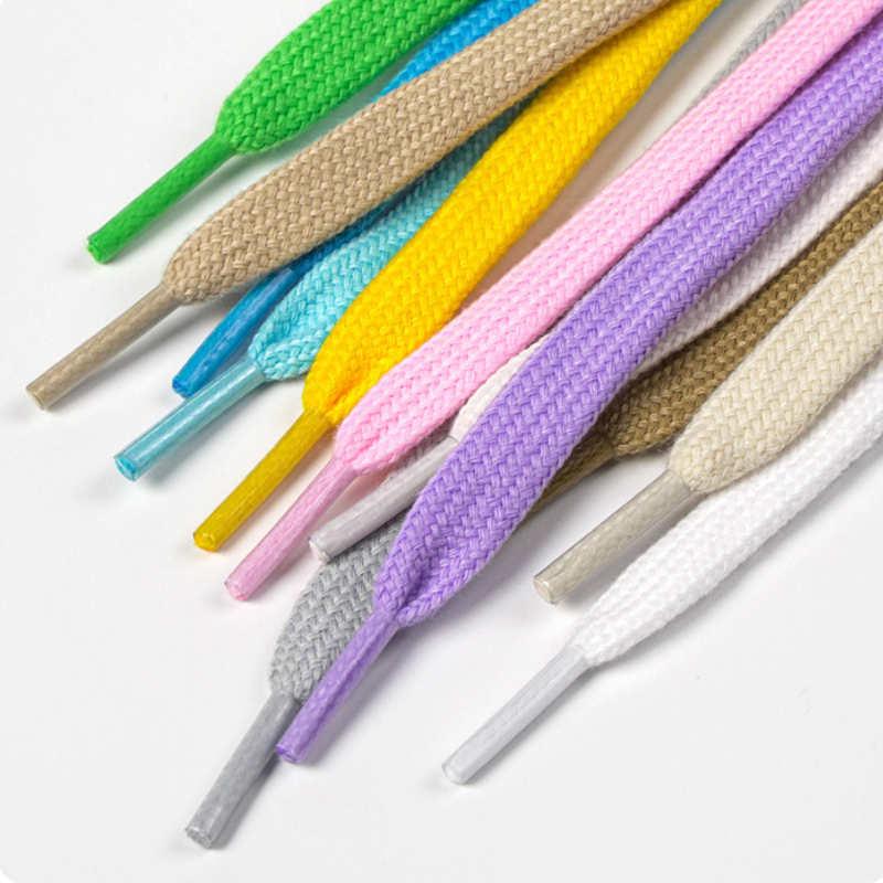 Flat Cotton Shoelaces, Double- - Lace Replacement Flat recension och pris