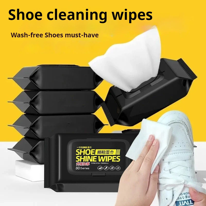 12/30/80PCS NEW Portable Dispo - Sneaker Care Wipes recension och pris