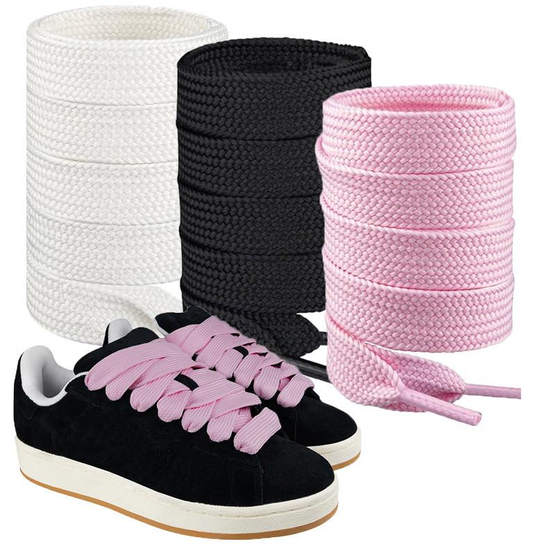 New·2CM Wide Fat Shoe Laces Fo - Lace Replacement Flat recension och pris
