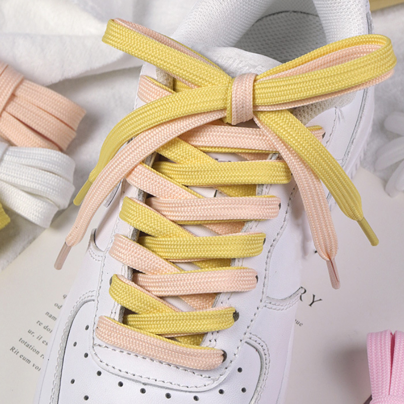 0.8CM Double Layered Laces for - Lace Replacement Flat recension och pris