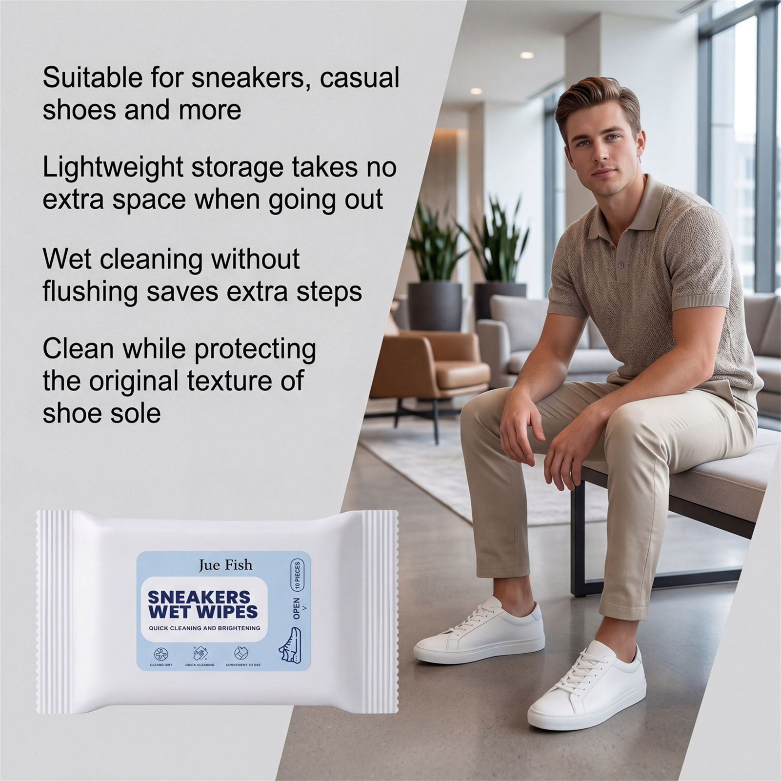 Shoe Cleaning Wipes Portable T - Sneaker Care Wipes recension och pris