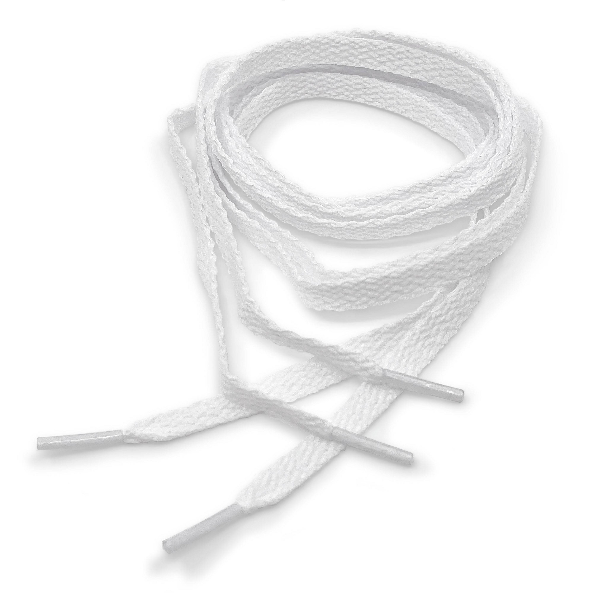 6pcs White Flat Polyester Shoe - Lace Replacement Flat recension och pris