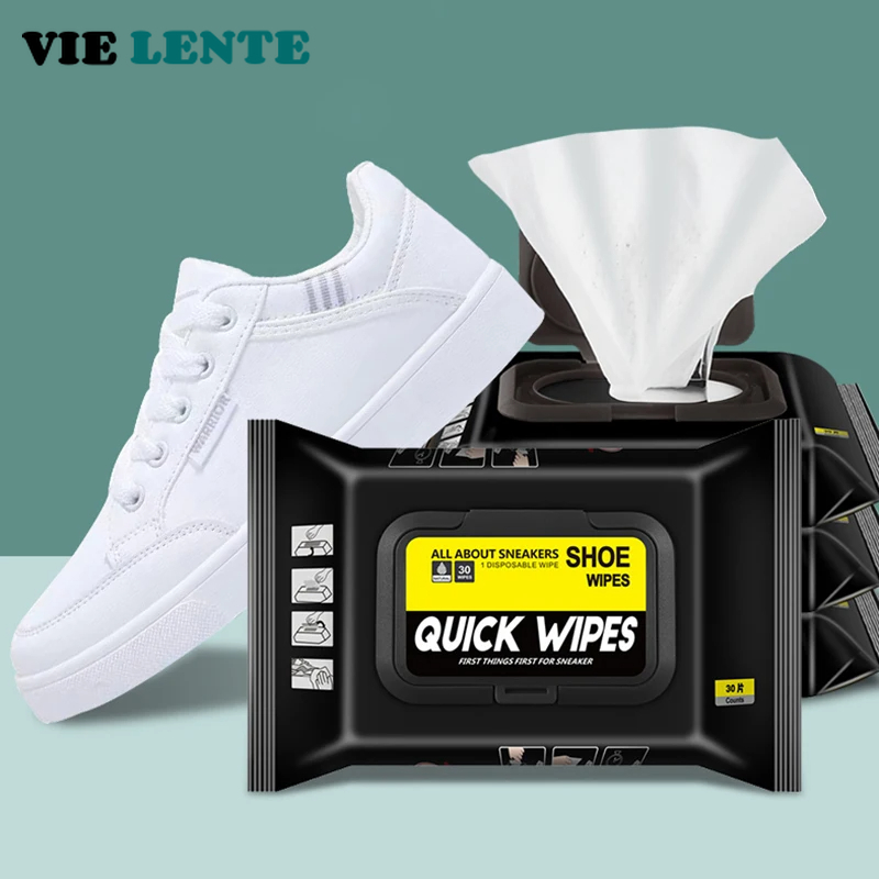 12Pcs/30Pcs Disposable Shoes C - Sneaker Care Wipes recension och pris